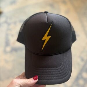 Aviator Nation Black Mesh Cap